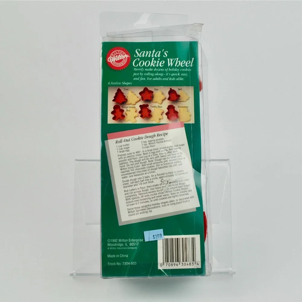 Wilton Santa's Cookie Wheel 1992 Vintage New in Package